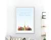 Washington DC Poster Framed Art Print 12” x 18”