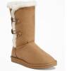 Sueded Button-Loop Boots for Girls|old-navy