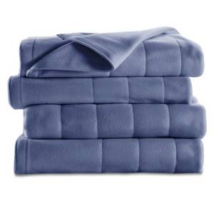 Sunbeam Electric Heated Fleece Channeled Blanket