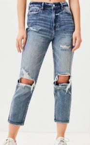 Blue Distressed Jeans