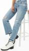 ******* ALREADY RESERVED ********** Distressed Straight-Leg Jeans