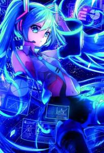 hatsune miku poster