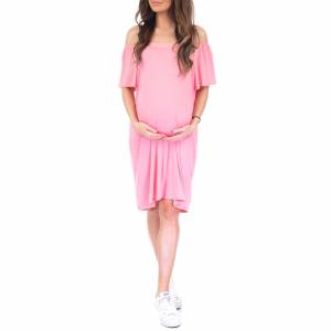 Women’s Off-the-Shoulder Maternity Dress | Mother Bee Maternity