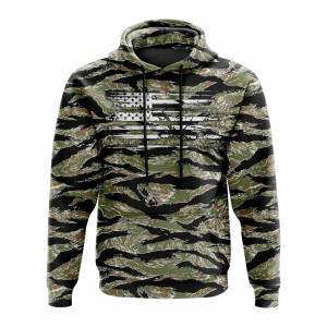 Tiger Camo Patriotic Hoodies | Soft And Comfortable