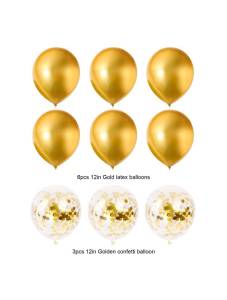 Gold Confetti Balloon Pack | Hens Night Supplies