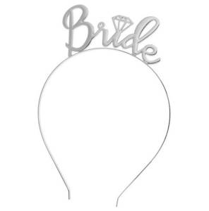 Hens Night Accessories – Silver Bride Headband