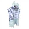 Mint And Denim Blue Kids Hooded Turkish Towel | Loopys Towels