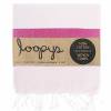 Blush Pink / Pink Lemonade Candy Stripe Turkish Towel | Easy To Carry