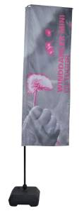 Budget-Friendly Outdoor Banner Stand | Wind Dancer Mini Flag Stand