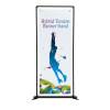 Small Hybrid Tension Banner Stand | Portable Fabric Display