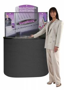Table Top Banner | ShowStyle Briefcase Display at Trade Show Display Pros