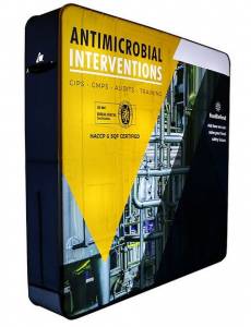 Illuminated Great Wall Tension Fabric Trade Show Displays