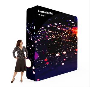 Illuminated Great Wall 10 x 10 Fabric Displays