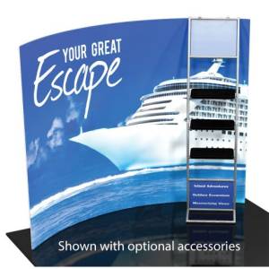 Formulate 10’ Horizontal Curve Wall | Impactful & Portable Display