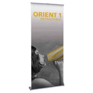 Stable, Sleek, and Space-Saving Orient 850 Retractable Banner Stand