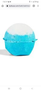 Big Blue bath bomb