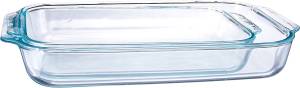 Pyrex Basics Clear Oblong Glass Baking Dishes, 2 Piece Value Plus Pack Set