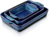 KOOV Bakeware Set, Ceramic Baking Dish Set, Rectangular Casserole Dish Set,