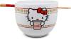 Hello Kitty Roman noodle bowel and chop sticks