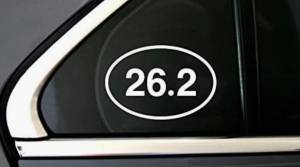 26.2 Decal, Marathon Decal