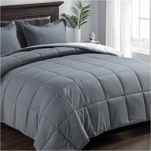Satisomnia Lightweight Comforter Set King Grey