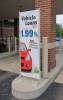 Buy Messenger Permanent Outdoor Banner Stands | Banner Stand Pros