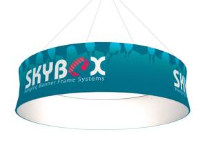 Make A Massive Impact With Our Circular Hanging Fabric Display