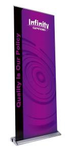 Top-Notch Space Infinity 33 Trade Show Banner Stand | Banner Stand Pros