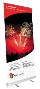 WaveLight 5' Premium Tabletop Backlit Fabric Display | Banner Stand Pros