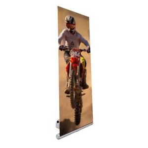 Economy Outdoor Manual Rollup Banner Stand | Banner Stand Pros