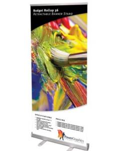 The Budget Roll Up 36 | Affordable and Reliable Retractable Banner Stand
