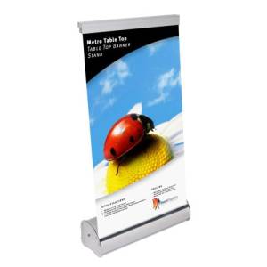 Sleek Metro Table Top Banner Stand | Banner Stand Pros