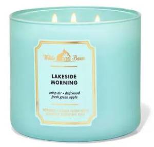 Lakeside Morning candle