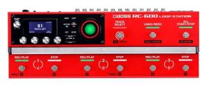 BOSS RC-600 Loop Station Effects Pedal Red