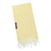 Tuscan Yellow & White Stripe Super Light Turkish Towel | Extra Thin Travel