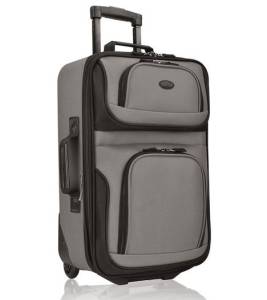 Lightweight Softside Suitcase, Rolling 20 - Gray