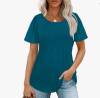 Womens Top Dressy Casual Pleated Shirt