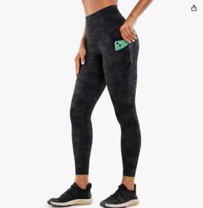 CRZ YOGA Women's Workout Leggings with Side Pocket
