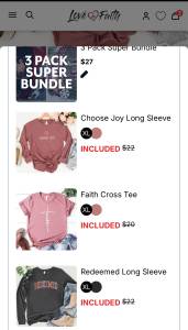 3 Pack Super Bundle of shirts