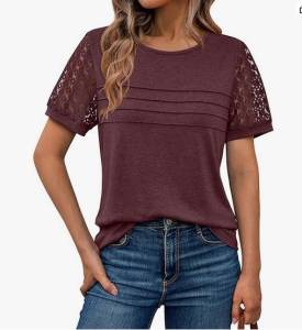 Short Sleeve Shirts for Women Summer Tops